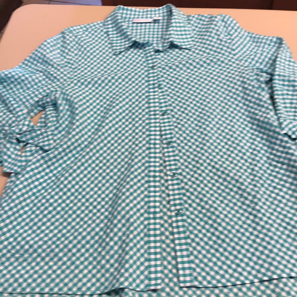 Susan Graver 3/4 Bow Accented sleeves Blouse